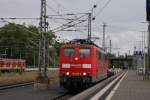 151 029-6 mit einer KLV in Darmstadt Hbf am 19.07.2008
