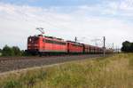 151 102-1 & 151 064-3 (kalt) DB Schenker Rail Deutschland AG mit dem GM 60226 von Ziltendorf EKO nach Hansaport in Vietznitz.