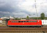 151 132-8 DB rangiert in Aachen-West.