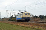 Die ehemalige Railpool-Maschine 151 075 gehört mittlerweile der SRI Rail Invest. Am 06.03.22 rollte sie für Flex durch Gräfenhainichen Richtung Wittenberg.