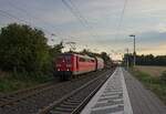 Railpool 151 045-2 durchfährt mit einem gemischten Güterzug den Bahnhof Bönen-Nordbögge (24.08.2022)