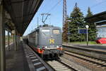 Hector Rail 162.003  Metropolis  (91 80 6 151 027-0 D-HCTOR) mit Kesselwagen Richtung Bad Kösen, am 09.05.2023 in Naumburg (S) Hbf.