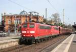 151 016 mit GM 60203 (Hamburg-Waltershof–Beddingen VPS) am 12.04.2015 in Uelzen