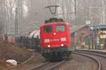 151 128-6 DB Schenker Rail in Michelau/ Oberfranken am 09.03.2013.