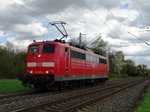 DB Cargo 151 073-4 am 15.04.16 bei Hanau West auf der KBS 640