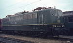 151 036-1 Anfang Januar 1975 im Bw München Ost.