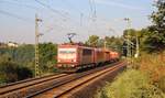 Am 05.09.17 bespannte 155 219-9 die letzte bei der Bahn in dieser Lackierung am 51720.