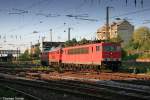 155 230 fhrt am Abend des 30.05.07 mit 233 515 am Haken aus dem Chemnitzer Hbf aus.