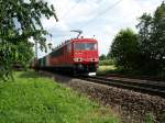 155 008 mit einem Gtzerzug  bei Sulzbach