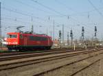 Am 24.3.07 bekam die frisch hauptuntersuchte 155 131-6,im Bf Wittenberg, einen kurzen Halt verpasst.Nach 10 Minuten gings weiter Richtung Falkenberg(Elster).