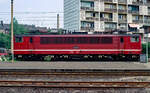 DR 250 211 am 20.05.1989 im Bf. Leipzig Bayerischer Bahnhof.