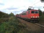 155 029-2 mit gem.GZ am 20.10.2007 in Limmer