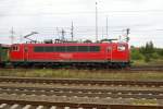 2.09.2007: Br 155 132-4 beim durchfahren des Lehrter Gterbahnhofs.