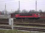 155 231-4 am 09.04.2008 im Bahnhof Guben