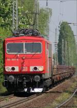 In Bochum-Nokia 155 097-9 am 07.05.2008.