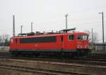 155 056-5 am 29.11.2008 im Bahnhof Guben