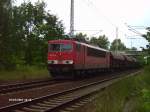 155 151 zieht ein Gemischten Gterzug auf dem Sdlichen Berliner Aussenring.07.07.07