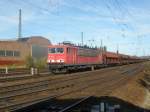 BR 155 250-4 (ex 250 250-8)bei der Einfahrt in Leipzig,am 05.10.09