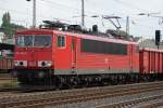 155 134-0 mit Eaos Ganzzug in Solingen Hbf am 11.08.09