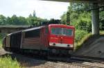 155 270-2 fhrt mit einen Gz Richtung Bebra am 11.07.2009