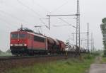 Mit einem gemischten Gterzug kam 155 198-5 12.05.2010 aus richtung Seelze um diesen richtung Westen zu bringen.