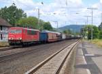 155 065-6 mit FIR 51593 Seelze Rbf - Kornwestheim Rbf, am 07.06.2010 durch Kreiensen