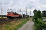 155 269-4 kam aus Seelze wieder zurck und hatte dabei den nchsten gemischten Zug am Haken (06.08.10 Dedensen-Gmmer)