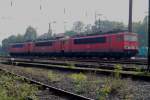 155 039-1 + 155 194-4 + 155 158 warten auf ihren Einsatz in Aachen West am 13.10.10