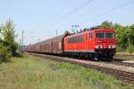 155 061-5 Renningen 05.05.11 -um die Mittagszeit ist  Sechsachserzeit -