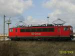 BR 155 140-7  im Seehafen Rostock.