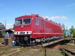 Nachher 250 250-8 in iher alten DR Lackierung, zusehen am 09.10.11 im BW Weimar.