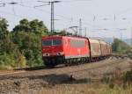 155 171-2 mit Gz kurz vor Fulda am 19.09.2009