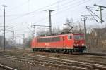 155 120-9 Solo in Lehrte, am 17.03.2012.