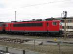 El-Lok BR 155 259-5 der  DB AG , Wismar Bf [07.03.2010]