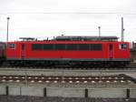 E-Lok 155 259-5 der  DB AG , Wismar Bw [07.03.2010]