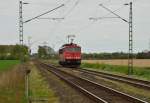 Am 28.4.2013 fur die 155 114-2 Lz gen Krefeld am Fotografen vorbei, was diesen Nachschu ermglichte.
