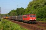 Laufach - 155 028 kommt zum Stehen um eine 151 als Schiebelok fr die Rampe nach Heigenbrcken ansetzen zu lassen - 07/06/2013