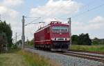 250 137  fuhr am 09.07.13 Lz durch Greppin Richtung Bitterfeld.