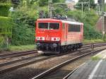 155 147-2 fuhr solo am 17.08.13 durch hh-harburg