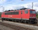 Eine schne Lok bei noch schnerem  Fotowetter : 155 271-0 der DB Cargo steht am 4.10.2006 um 11.45 Uhr abgebgelt in Heilbronn Hbf.