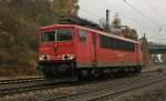 155 065-6 solo unterwegs Richtung Fulda am 14.11.13 bei Götzenhof.