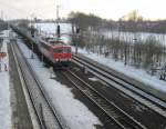 20.2.2010 Priort, nordwärts mit BR 155 der MEG