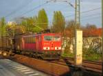 155 086-2 am 08.04.2014 beim Passieren des Bahnhofes Berlin-Jungfernheide
