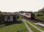 155 140 und 232 527 sind am 23.04.14 mit  einem Frankenwaldumleiter in Röttis/V.