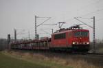 155 061-5 DB bei Elze am 24.01.2015