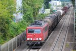 155 224 mit Güterzug in Niederwalluf/Rheingau - 11.08.2012