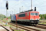 Am 10.05.2018 war die 155 053-8 von der Press- IntEgro (ex MEG   155 179-5  ) in Stendal abgestellt.