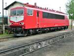DR 155 159, fotografiert am 14.05.2017 zum Tag der offenen Tür im Bahnbetriebswerk Nossen