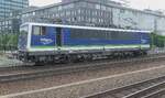 Zufallsbegegnung der 155 238 von PRESS bei der Durchfahrt in Dresden Hauptbahnhof im Mai 2026