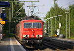 155 141-5 DB kommt mit einem Coilzug aus Bochum(D) nach Genk(B)  und kommt aus Richtung Mönchengladbach-Hbf,Rheydt-Hbf,Wickrath,Beckrath,Herrath und fährt durch Erkelenz in Richtung Baal,Hückelhoven-Baal,Brachelen,Lindern,Süggerrath,Geilenkirchen,Frelenberg,Zweibrüggen,Übach-Palenberg,Rimburg,Finkenrath,Hofstadt,Herzogenrath, Kohlscheid,Richterich,Laurensberg,Aachen-West.
Aufgenommen vom Bahnsteig 1 in Erkelenz. 
Bei Sommerwetter am Abend vom 22.5.2017.